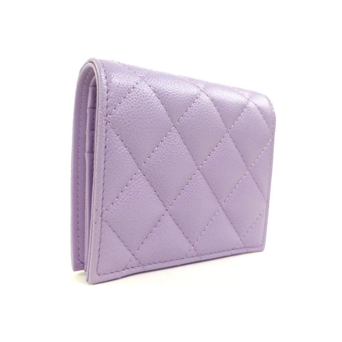 キャビアスキン シャネル （CHANEL） マトラッセ スモールウォレット