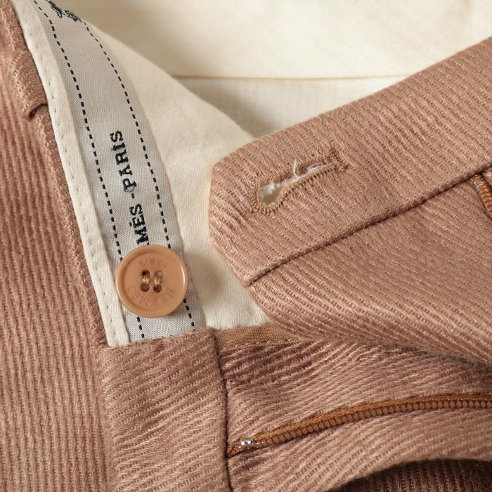 HERMES エルメス (HERMES) リネン スラックス パンツ ズボン HERMES エルメス (HERMES) リネン スラックス パンツ ズボン