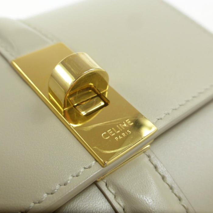 セリーヌ （CELINE） スモールウォレット 16 セーズ コンパクト 三つ折り 財布 10F52 グレージュ系（美品）中古 | 16（CELINE） | 03