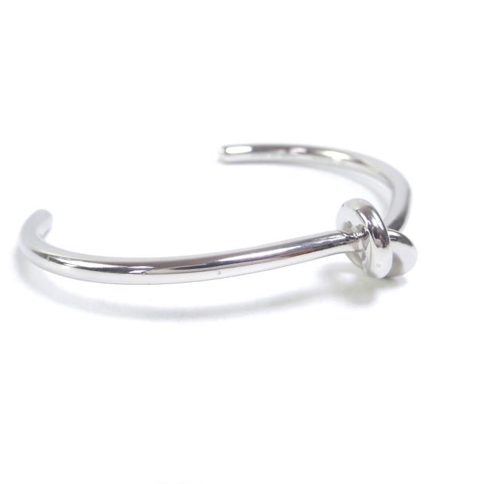 CÉLINEセリーヌシルバー ノットエクストラシンブレスレットバングル