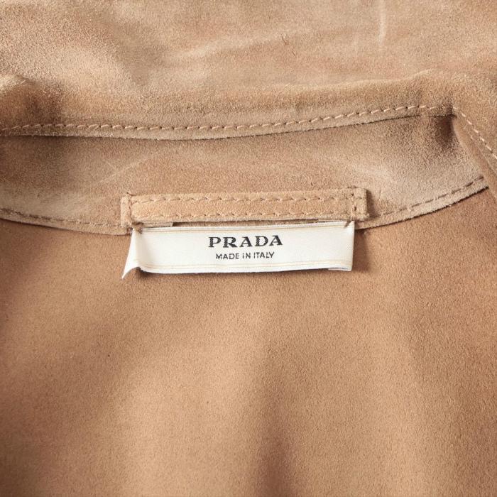 PRADA（プラダ） スエード レザー ジャケット #40 ブラウン ウエア