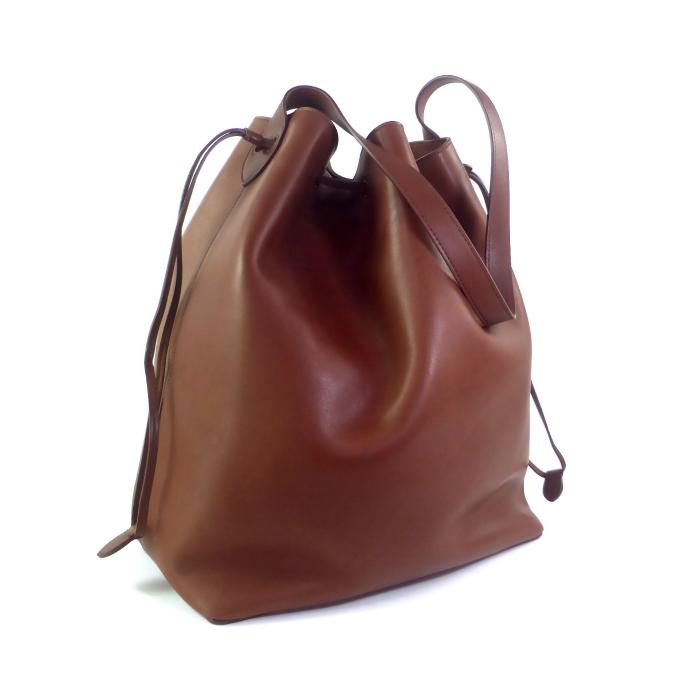 THE ROW（ザ ロウ） Belvedere レザートートバッグ W1664 コーヒー