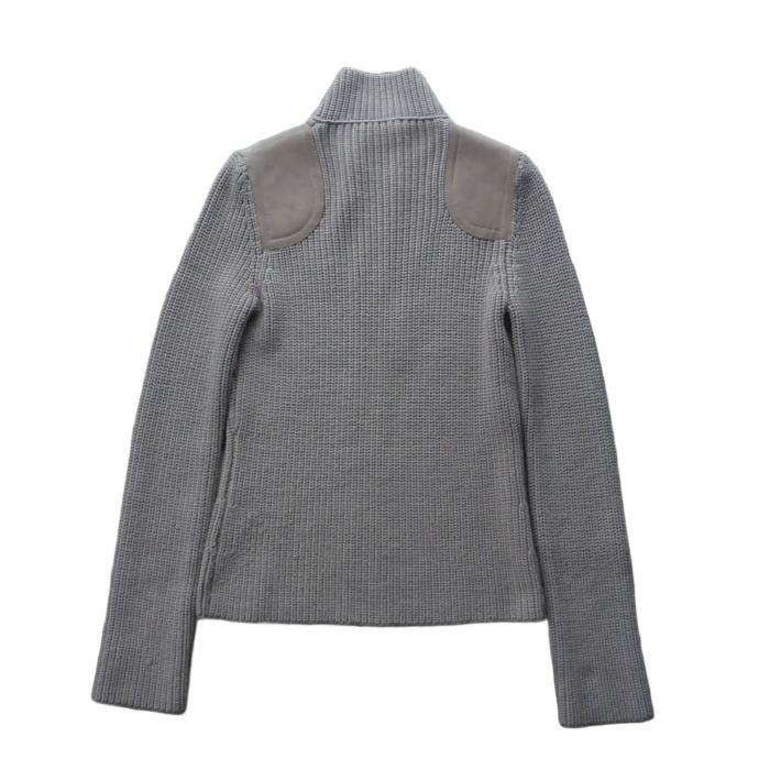 GUCCI グッチ ドライバーズニット ハイネック ジップ リブ ウール S