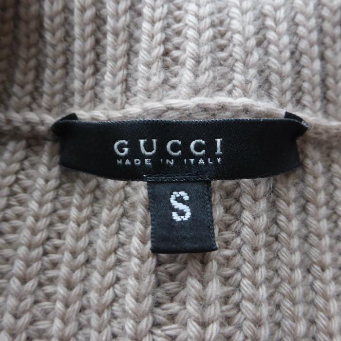 GUCCI（グッチ） ウール カシミア ドライバーズニット ジップニット