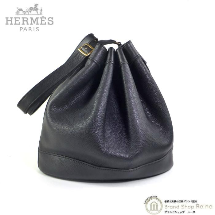 HERMES エルメス (HERMES) マーケット GM トゴ ブラック 〇G HERMES エルメス (HERMES) マーケット GM トゴ ブラック 〇G