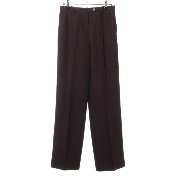 HERMES（エルメス） スラックス パンツ ズボン ボトムス ブラウン ＃34
