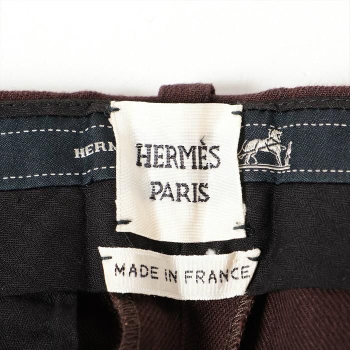 HERMES（エルメス） スラックス パンツ ズボン ボトムス ブラウン ＃34