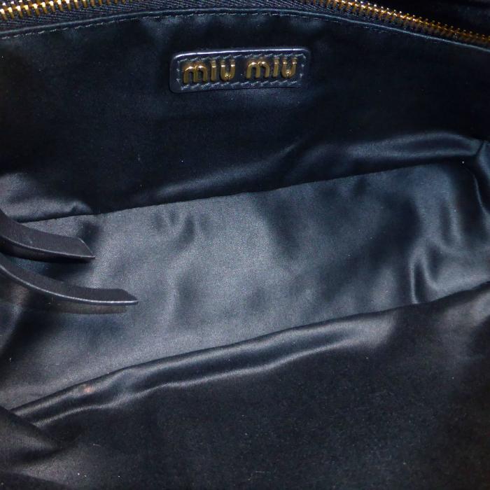 miu ミュウミュウ (MIUMIU) アルカディ レザー ハンド miu ミュウミュウ (MIUMIU) アルカディ レザー ハンド