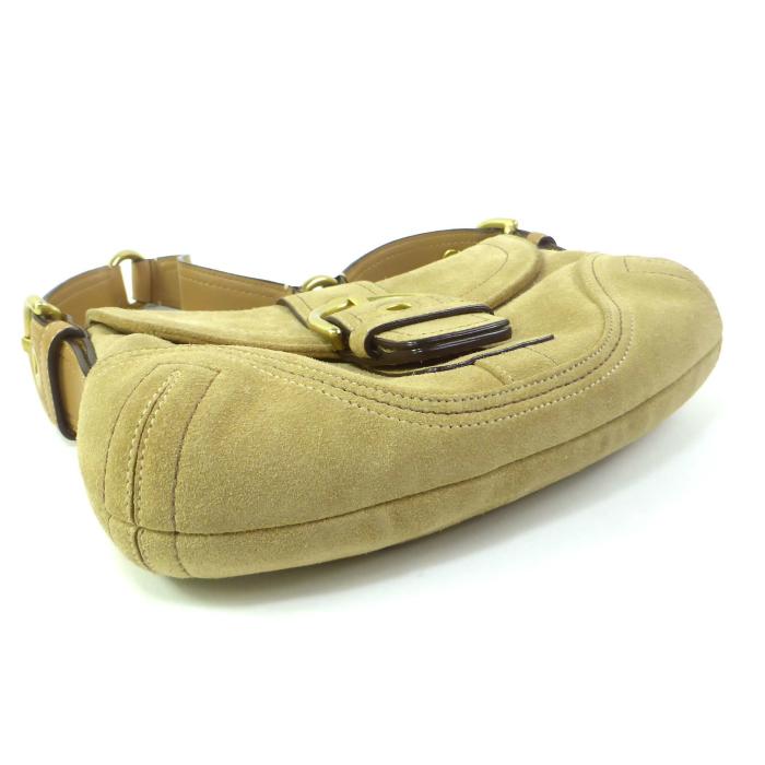 COACH（コーチ） スエード ベルトバックル 肩掛け ワンショルダー