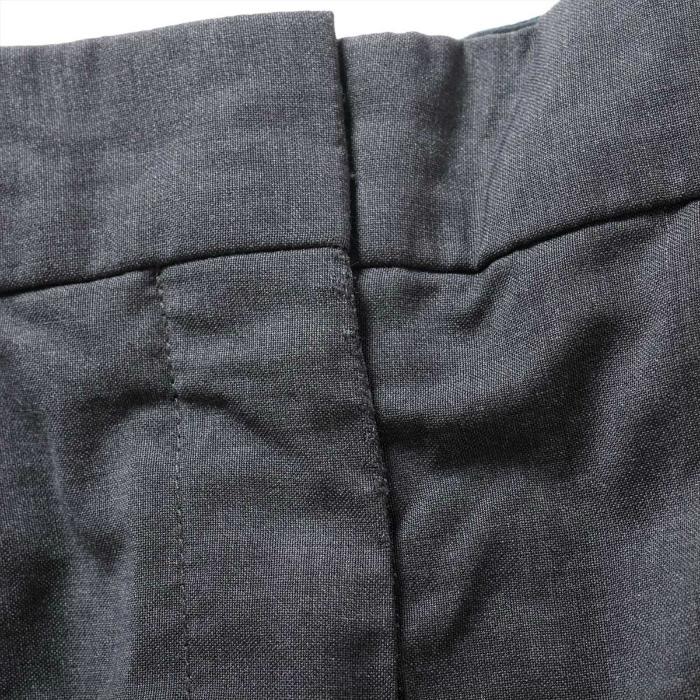 プラダ （PRADA） スラックス パンツ ズボン ボトムス グレー ウェア #36 DNA940（中古）