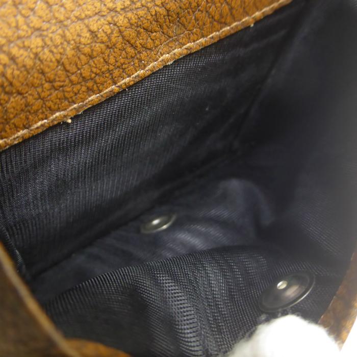 PRADA（プラダ） レザー 三つ折り 財布 ブラウン系 ヴィンテージ（中古