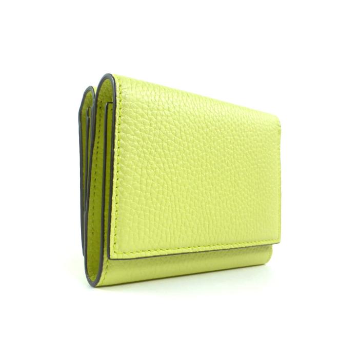 GUCCI（グッチ） ロゴ 三つ折り ウォレット 財布 731694 ライム