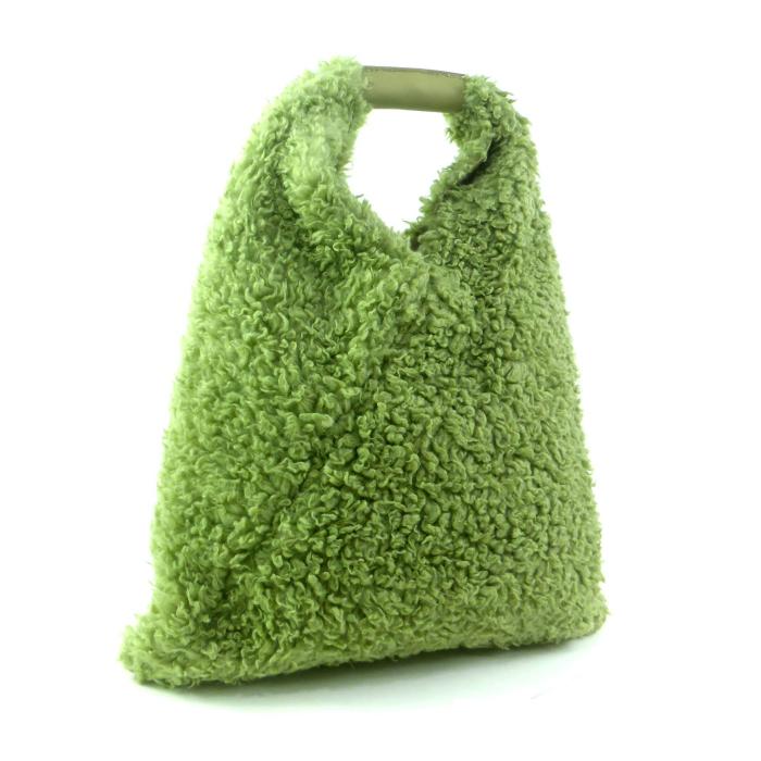 MM6 マルジェラ ジャパニーズバッグ フェイクファー　ラージ MM6 マルジェラ ジャパニーズバッグ フェイクファー ラージ MM6 Maison