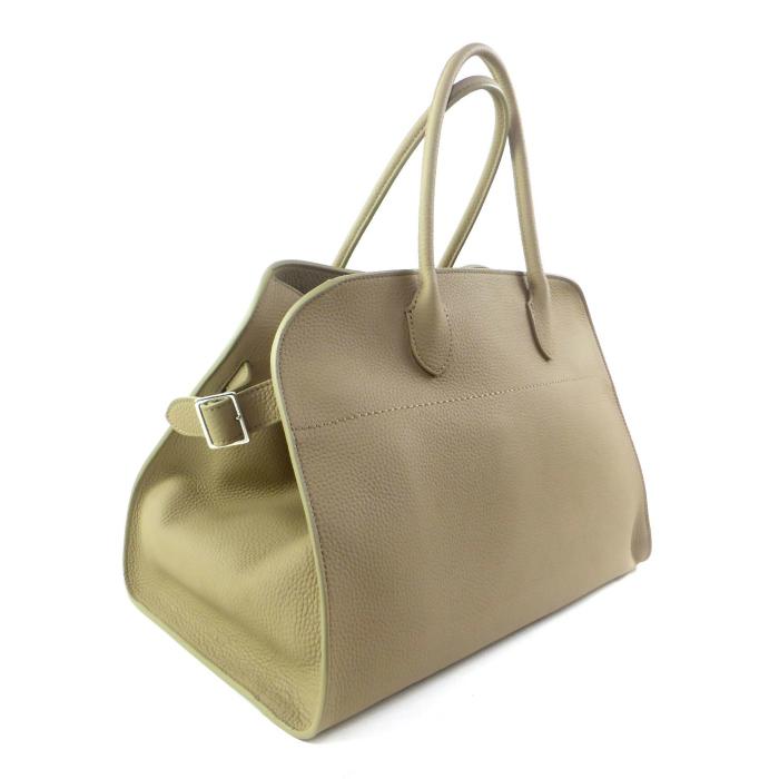 【正規品】THE ROW ソフトマルゴー15 ダークトープ THE ROW（ザ ロウ） Soft Margaux 15 ソフトマルゴー トート バッグ