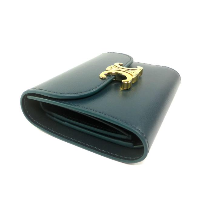 CELINE トリオンフ スモールフラップ 三つ折り財布 - 折り財布 CELINE トリオンフ スモールフラップ 三つ折り財布 - 折り財布