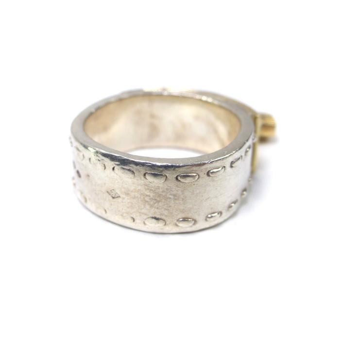 Kelly エルメス （HERMES） ケリー リング カデナ Ag925/Au750 18K