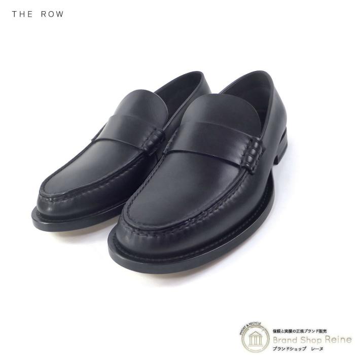 THE ROW ローファー　ザ・ロウ　36h シューズ Soft Loafer レザー ブラック – The Row