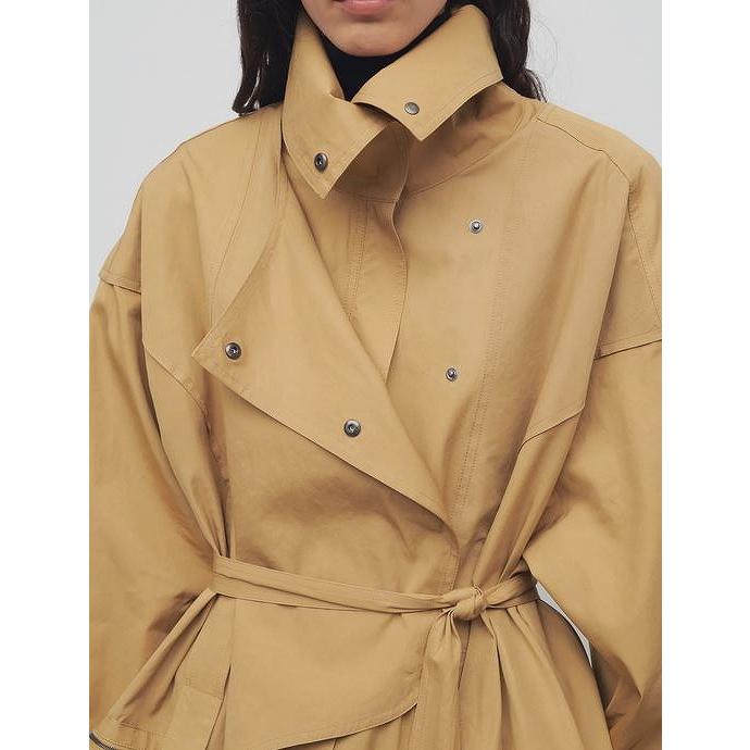 国内即発【The Row】Pierrick コットンジャケット 8322 ブラウン THE ROW ザ・ロウ （The Row） Pierrick コットンジャケット