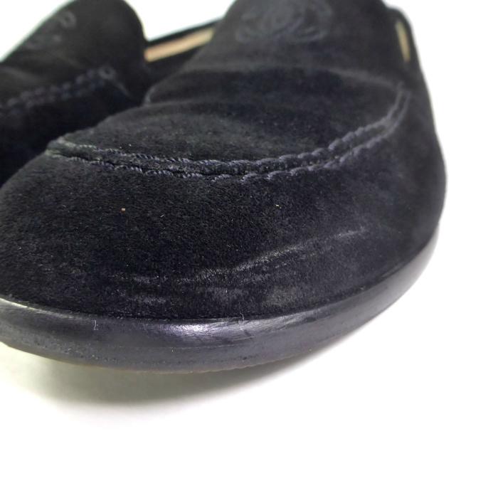 CHANEL（シャネル） ココマーク スエード ローファー フラット 靴