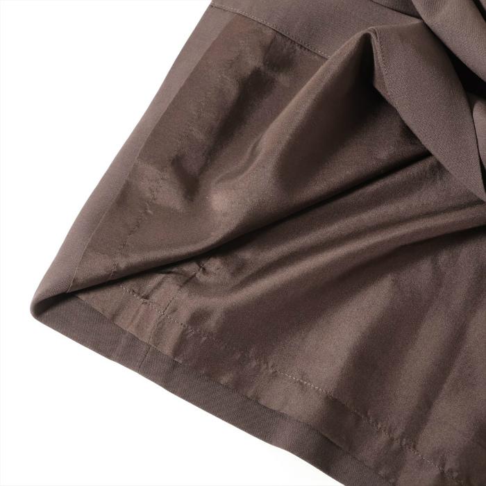 HERMES エルメス （HERMES） ウール スカート ＃34 ブラウン