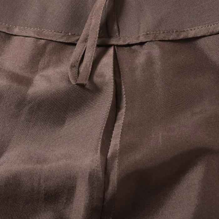 HERMES エルメス （HERMES） ウール スカート ＃34 ブラウン ウエア