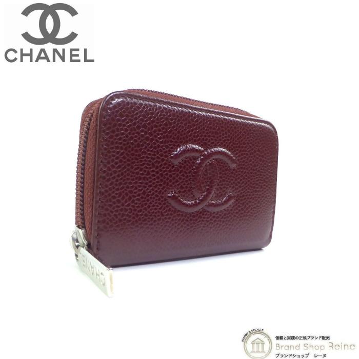 キャビアスキン シャネル （CHANEL） コインケース カードケース 小銭