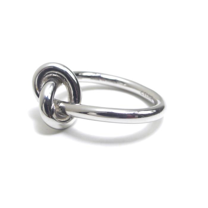 CELINE（セリーヌ） ノット リング 指輪 46N63 ＃50 シルバー（新品 