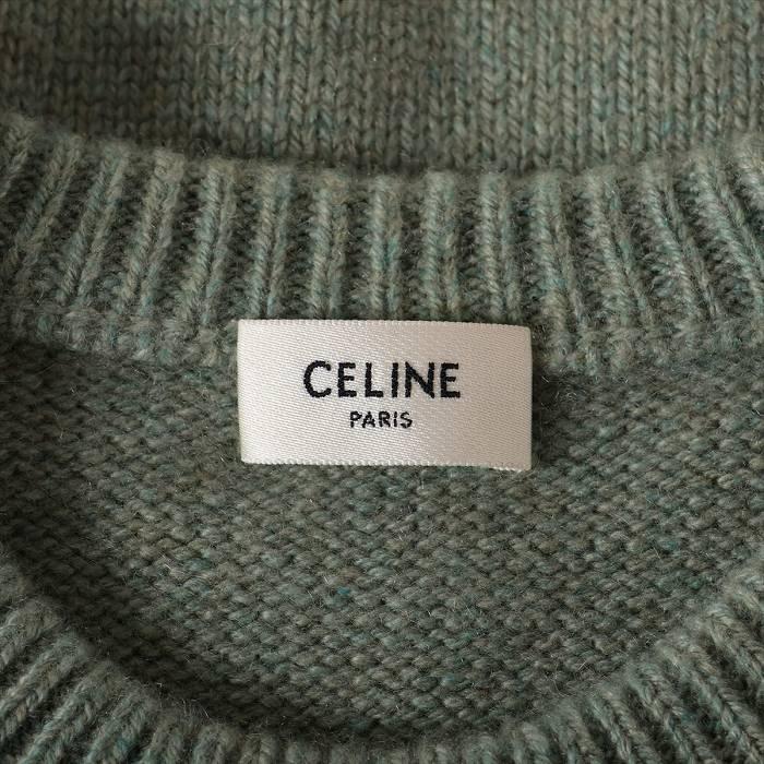 TRIOMPHE セリーヌ （CELINE） カシミア クルーネック ニット セーター 