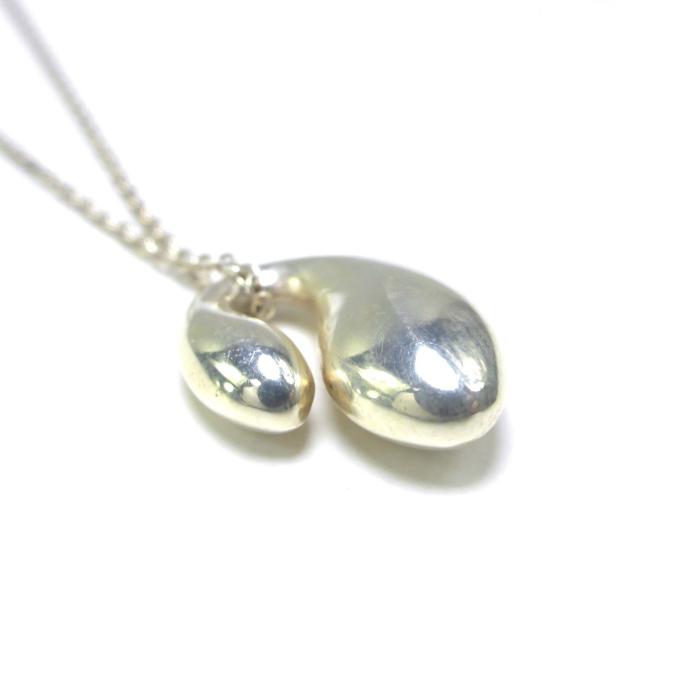 極美品✨ティファニー　エルサペレッティ ダブルティアドロップネックレスSV925 TIFFANY&Co.（ティファニー） ダブルティアドロップ SV925 ネックレス