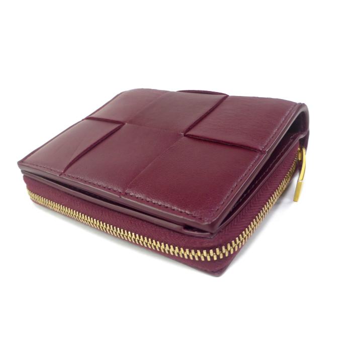 ボッテガヴェネタ カセット マキシイントレチャートウォレット 二つ折り財布 BOTTEGA VENETA（ボッテガ・ヴェネタ） ボッテガ ヴェネタ マキシ