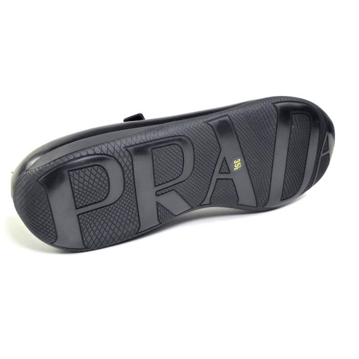 PRADA（プラダ） プラダスポーツ レザー ストラップ フラット