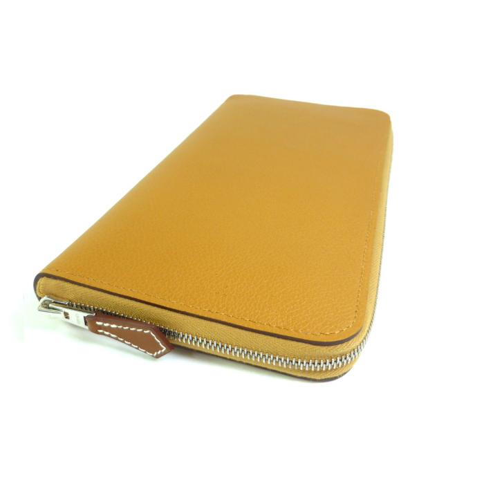 エルメス （HERMES） アザップ シルクイン エバーカラー キャラメル W刻 ラウンドファスナー 長財布 085200CK（新品）の画像