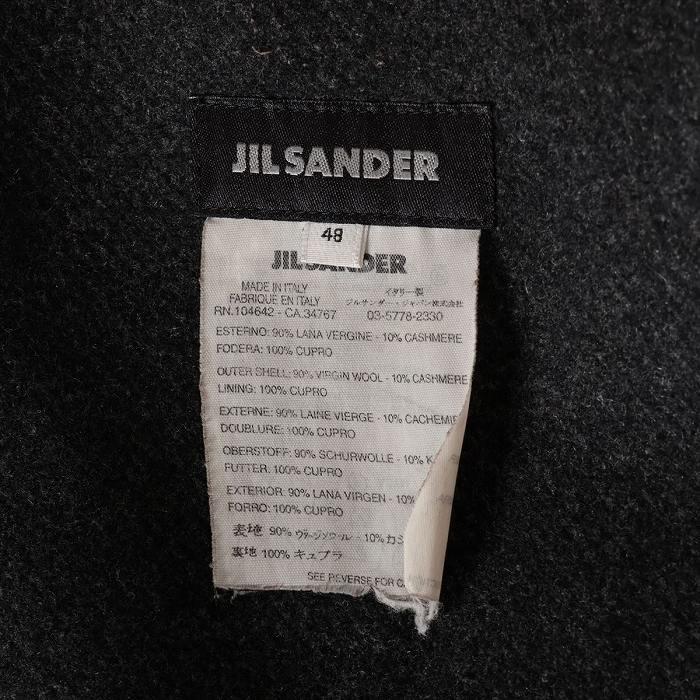 JIL SANDER（ジルサンダー） ウール ダッフルコート 48 ブラック
