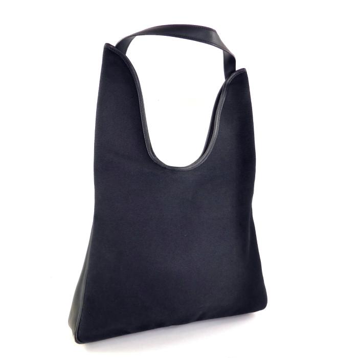 HERMES（エルメス） マサイPM キャンバス×レザー □H刻 ブラック SV