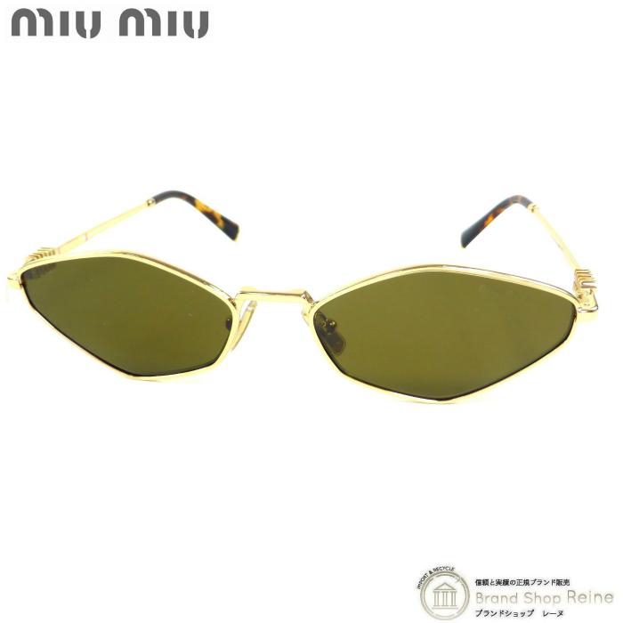 miu miu（ミュウミュウ） ロゴ メタル サングラス SMU56Z キャットアイ