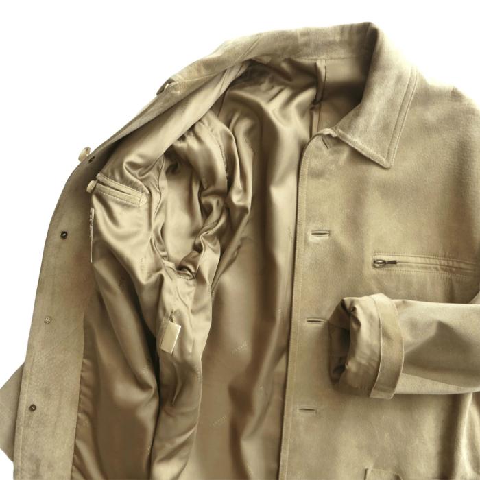 HERMES（エルメス） （HERMES）ピッグ スエード レザー カーコート