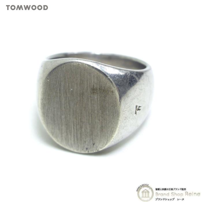 Tom Wood オーバルリング silver925 g56(15.5〜16号) TOM WOOD（トムウッド） Oval オーバル リング サテン シルバー 925