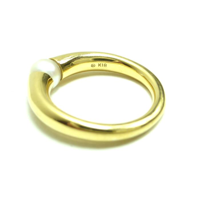 K18 （ジュエリー） ミキモト パール リング 5.5mm 指輪 約12号 5.8g
