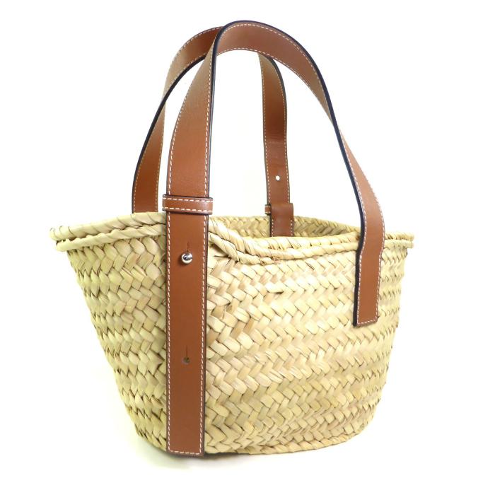 LOEWE カゴバッグ スモール ラフィア Basket（LOEWE） ロエベ （LOEWE） バスケットバッグ スモール