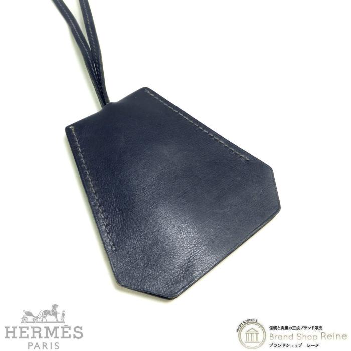 HERMES（エルメス） クロシェット ボックスカーフ キーリング □D刻