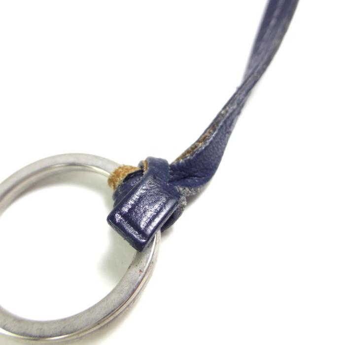 HERMES（エルメス） クロシェット ボックスカーフ キーリング □D刻