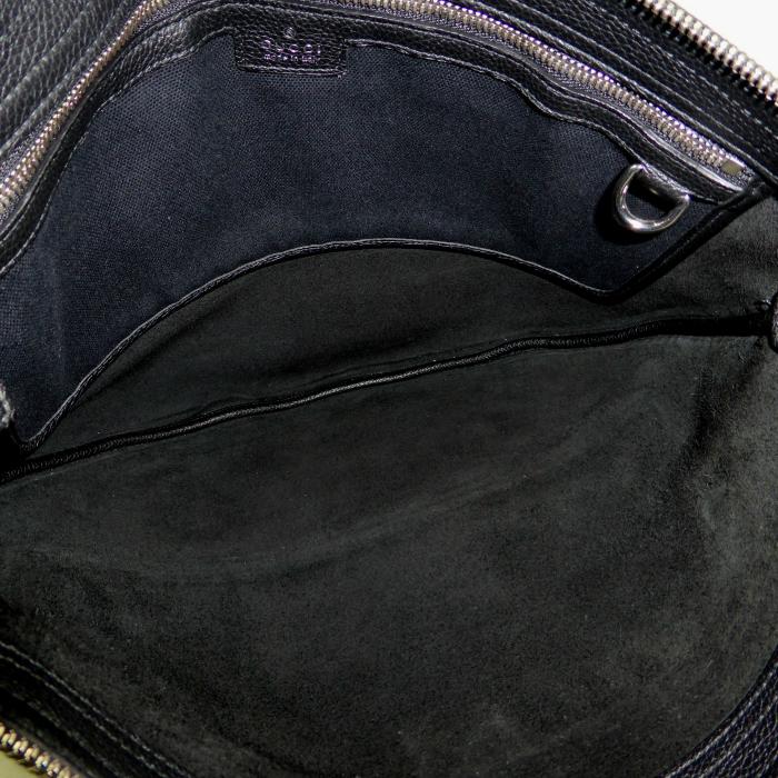 グッチ　黒　ベルベット　ショルダーバッグ　パーティー　2000年前後 GUCCI（グッチ） B スモール クロスボディ ショルダー バッグ セミ