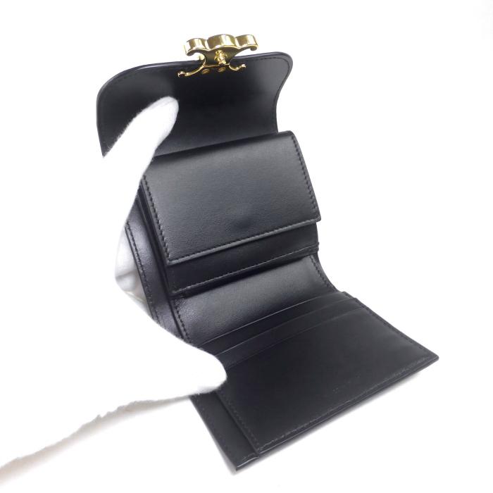 TRIOMPHE セリーヌ (CELINE) スモール フラップ ウォレット TRIOMPHE セリーヌ (CELINE) スモール フラップ ウォレット