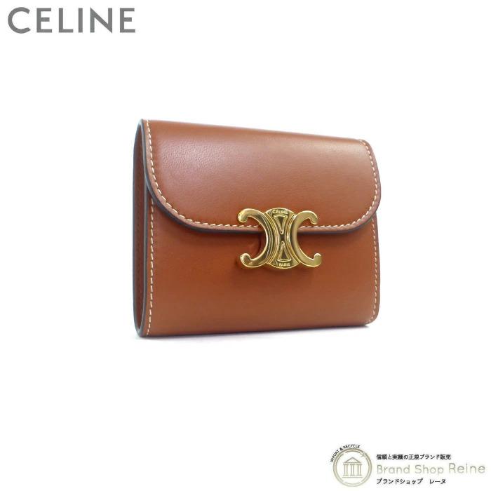TRIOMPHE セリーヌ (CELINE) スモール フラップ ウォレット TRIOMPHE セリーヌ (CELINE) スモール フラップ ウォレット