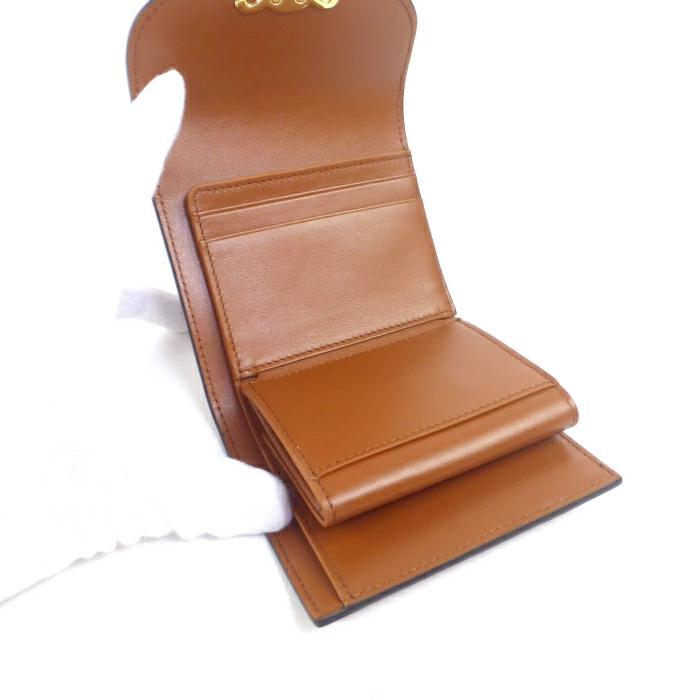 TRIOMPHE セリーヌ (CELINE) スモール フラップ ウォレット TRIOMPHE セリーヌ (CELINE) スモール フラップ ウォレット