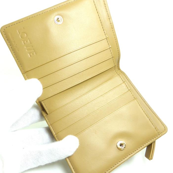 LOEWE ロエベ 二つ折り財布 パズル コンパクトジップウォレット Puzzle（LOEWE） ロエベ （LOEWE） パズル コンパクト ジップ