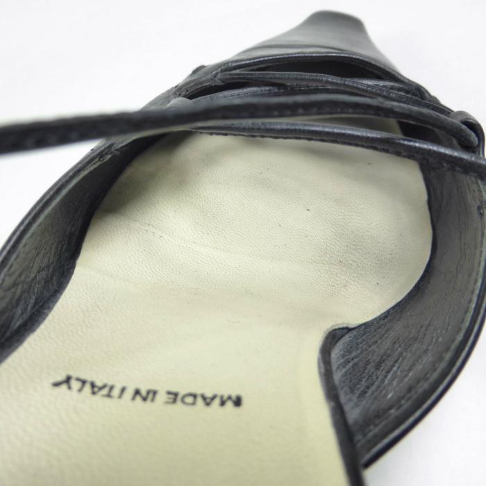 PRADA（プラダ） レザー ストラップ パンプス スクエアトゥ シューズ