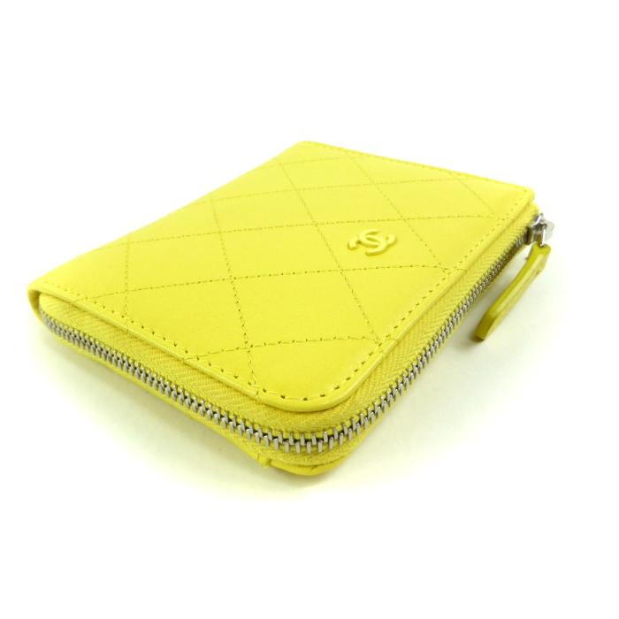 キャビアスキン シャネル （CHANEL） マトラッセ スモール ウォレット  