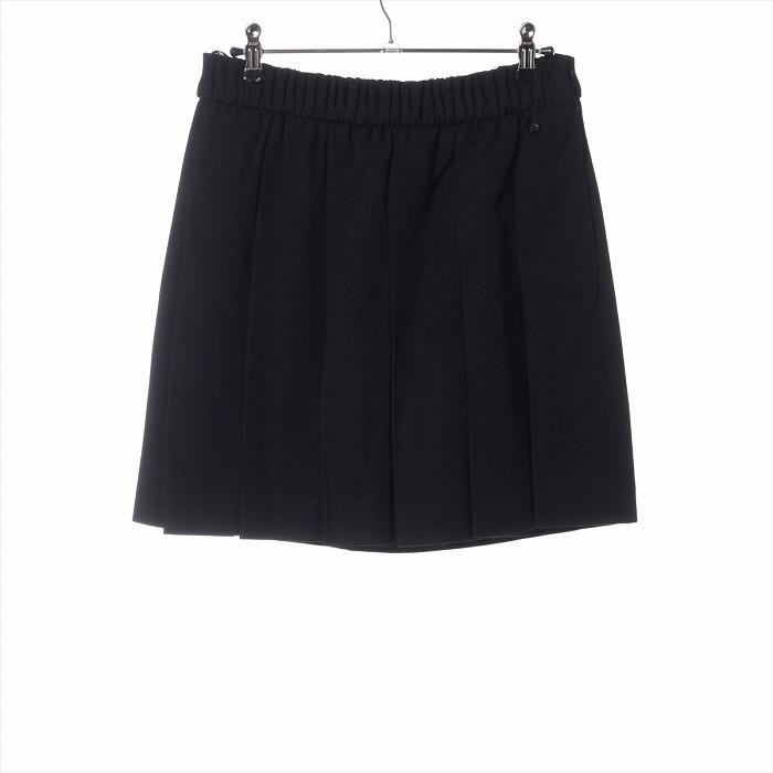 CHANEL（シャネル） ココボタン ウール スカート P46707 ブラック ＃38