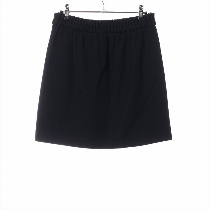 CHANEL（シャネル） ココボタン ウール スカート P46707 ブラック ＃38